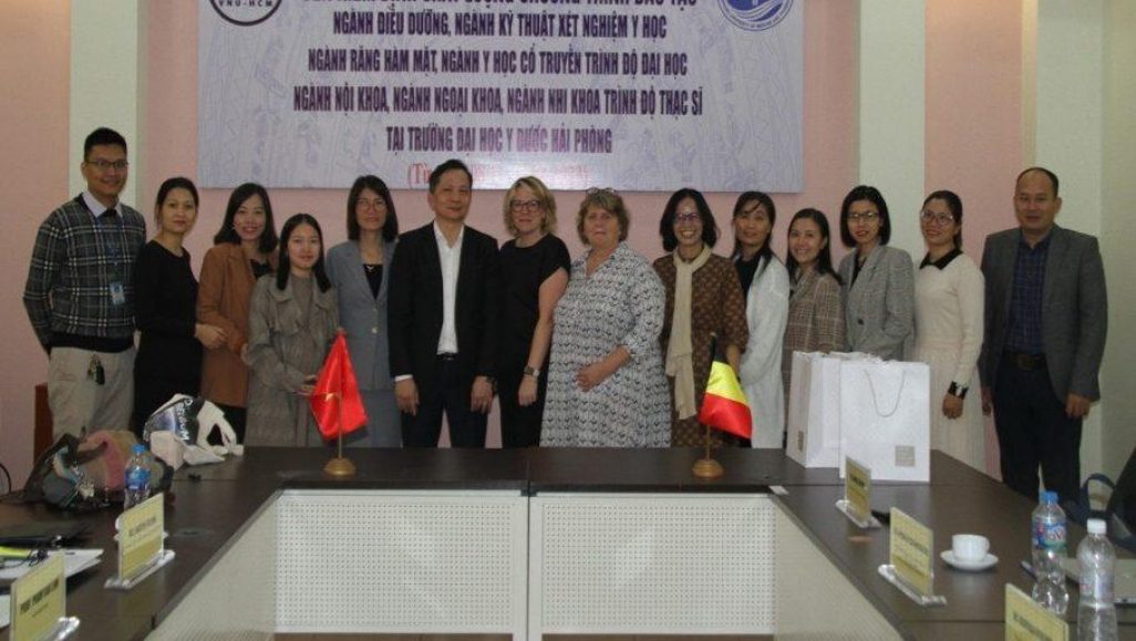 Photo des deux équipes